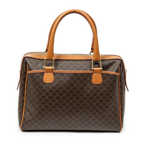 Vintage Small Slip Pocket Boston Handbag - Image 5