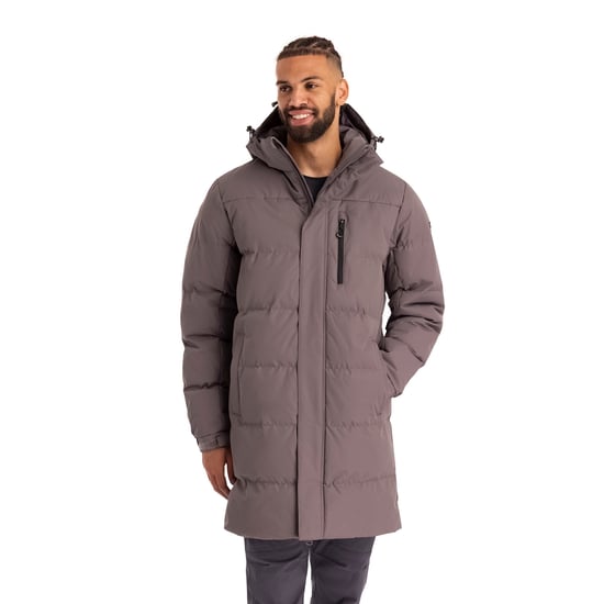 Trespass Mens Clipster Padded Jacket (Mid Grey) - Image 3