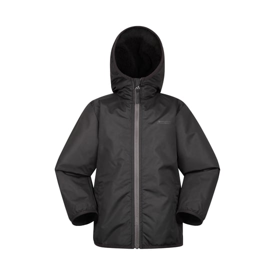 Mountain Warehouse Barn Robin Borg Fodrad Vattentålig Jacka (Svart) - Image 1
