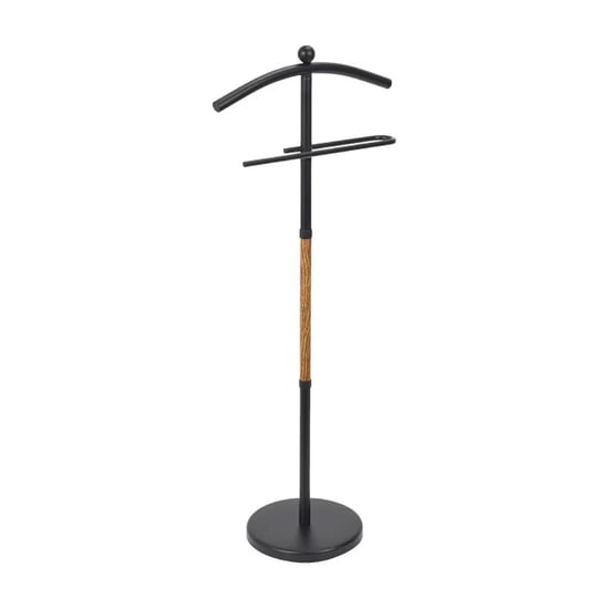 WDMT Luxe kledingstandaard – valet stand heren – mat zwart - Image 1