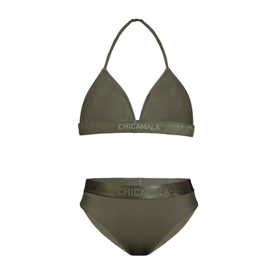 Muchachomalo Meisjes triangle top bikini effen - Image 2