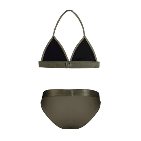 Muchachomalo Meisjes triangle top bikini effen - Image 3