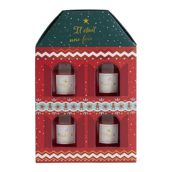 WDMT Kerst geurkaarsen cadeauset – luxe kaarsen geschenkset – rood - Image 2