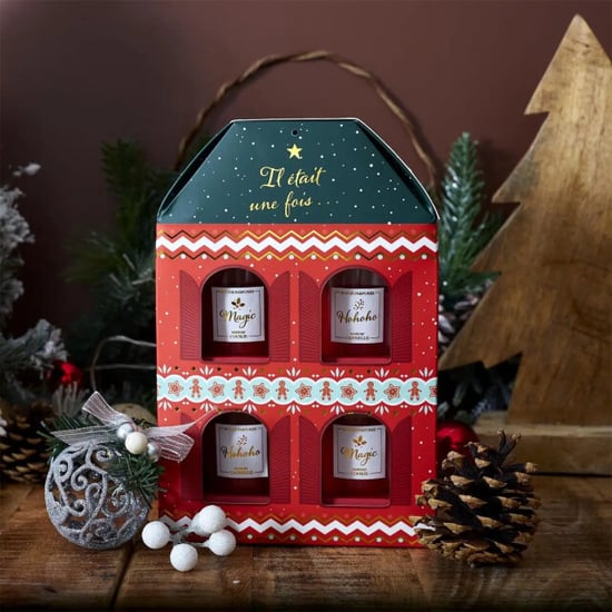 WDMT Kerst geurkaarsen cadeauset – luxe kaarsen geschenkset – rood - Image 4