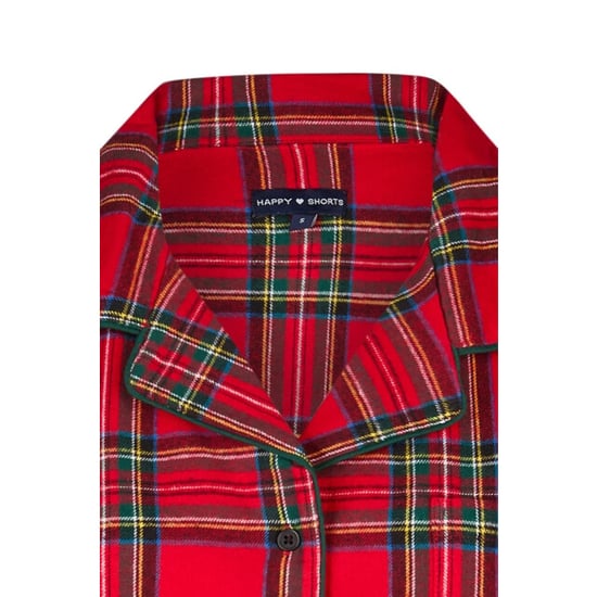 Happy Shorts Dames nachthemd lange mouw flanel geruit - Image 5
