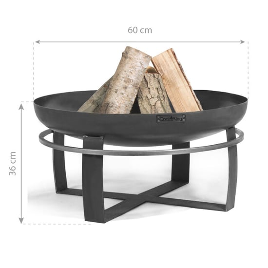 CookKing “viking” vuurschaal op poten 60 cm - - Image 3