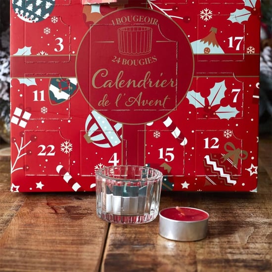 WDMT Feestelijke adventskalender met 24 geurkaarsen rood - Image 2