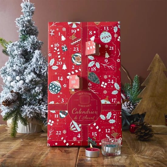 WDMT Feestelijke adventskalender met 24 geurkaarsen rood - Image 5