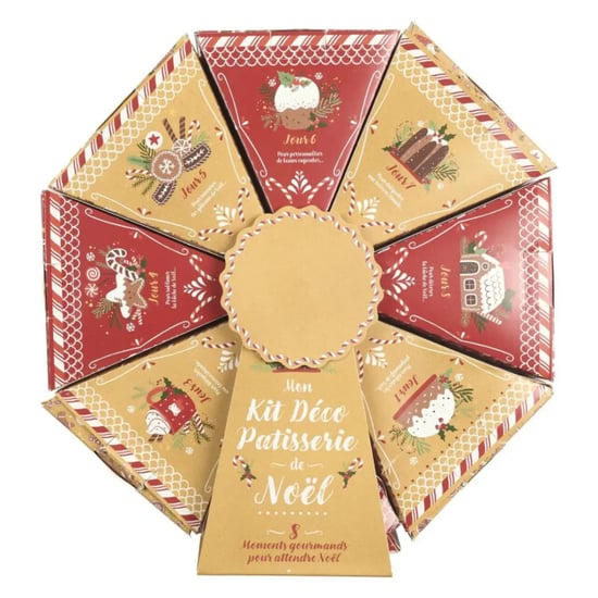 WDMT Adventskalender patisserie cadeau wiel beige - Image 1