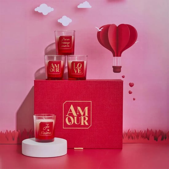 WDMT Luxe geurkaarsen cadeauset – set van 6 rode kaarsen – amour design geurkaars - Image 4