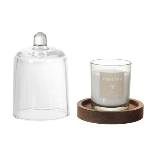 WDMT Luxe geurkaars met glazen stolp – wit - Image 4