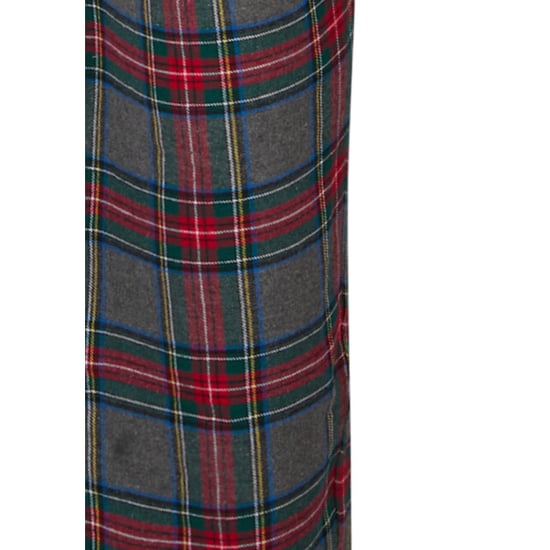 Happy Shorts Heren pyjama broek lang grijs/rood geruit flanel - Image 4
