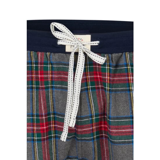 Happy Shorts Heren pyjama broek lang grijs/rood geruit flanel - Image 5