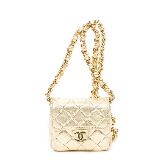 Vintage Micro Mini Chain Crossbody Shoulder Bag - Image 1