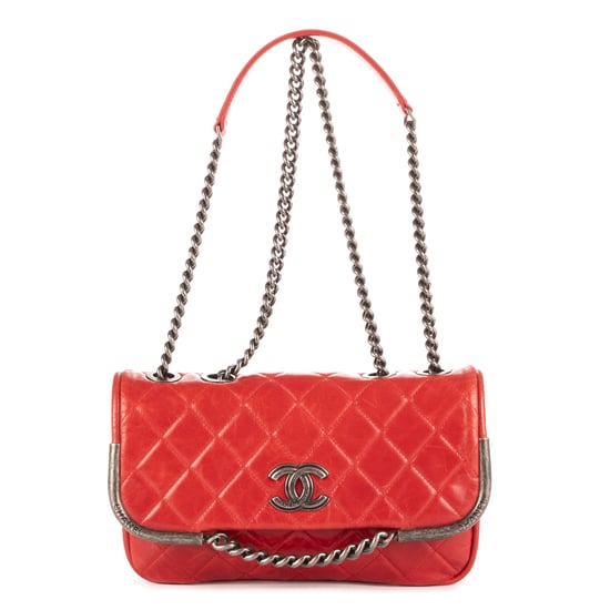 Chain Single Flap Shoulder Bag - Image 1