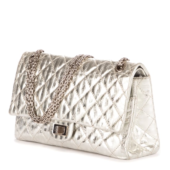 2.55 Stripes Medium 226 Double Flap Shoulder Bag - Image 2