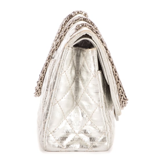 2.55 Stripes Medium 226 Double Flap Shoulder Bag - Image 5
