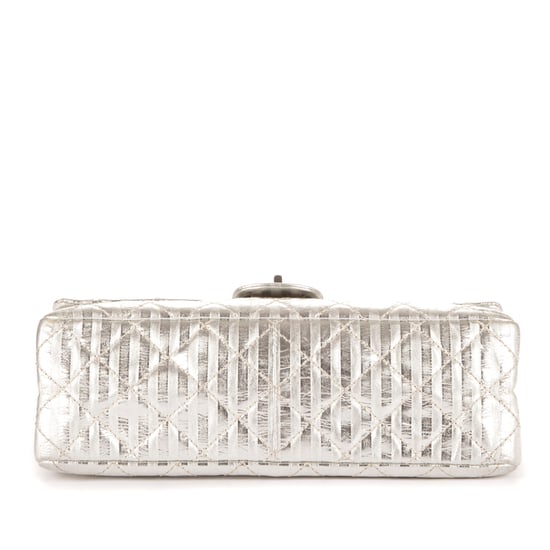 2.55 Stripes Medium 226 Double Flap Shoulder Bag - Image 6