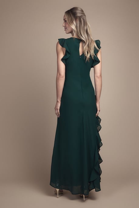 Coast Honoured Ruffle Georgette Maxi Bridesmaid Dress - Image 3