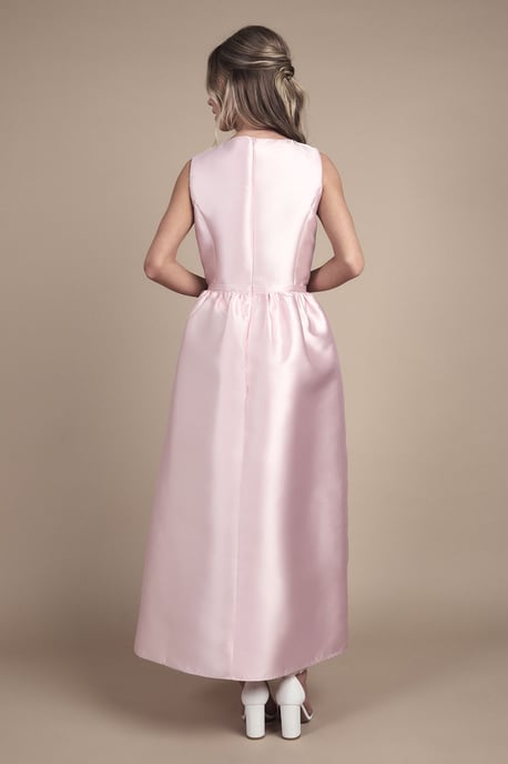 Teen Coast Twill Bow Maxi Bridesmaid Dress - Image 3