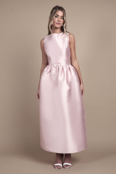 Teen Coast Twill Bow Maxi Bridesmaid Dress - Image 4