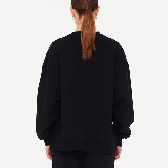 Dames Rotate Sunday Logo Crewneck Sweatshirt in Zwart - Image 2