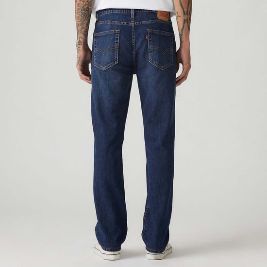 Men's Levis 514 Straight Nice To Meet You Lightweight Jeans in Blue - Image 3