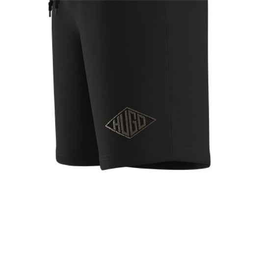 Men's Hugo Damtus Embroidered Logo Shorts in Black - Image 4