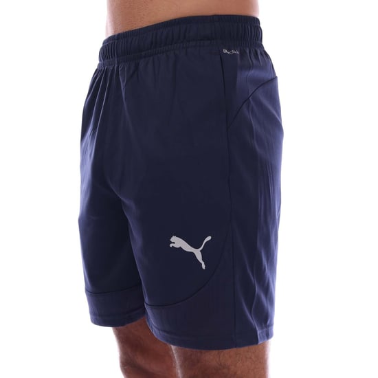 Men's Puma TeamFINAL Training Shorts in Navy - Image 2