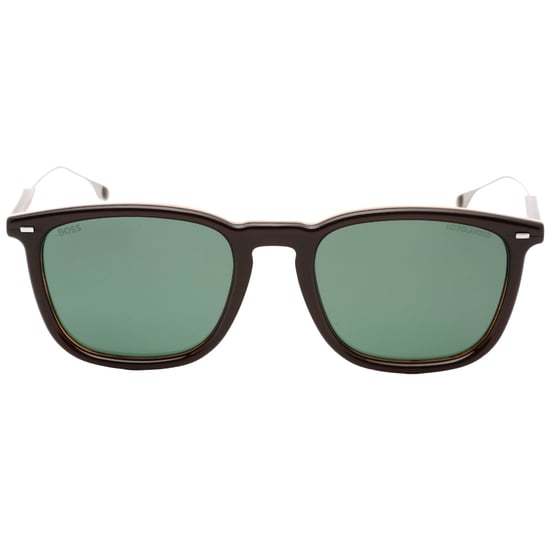 Hugo Boss Brown Striped Frame Brown Lens Sunglasses - Image 1