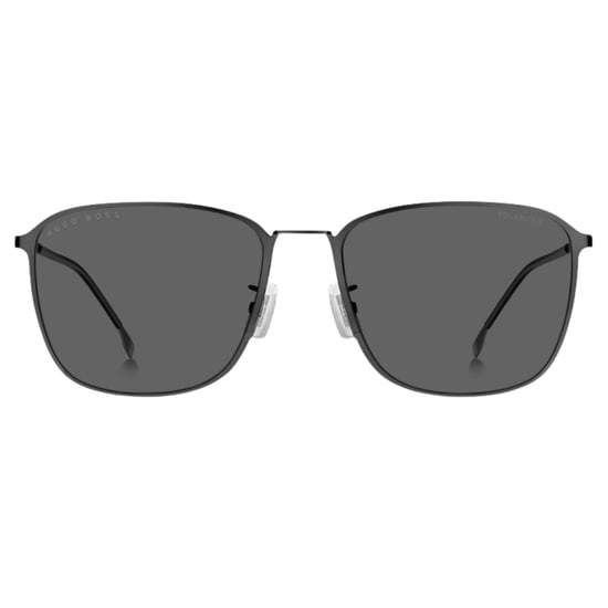 Hugo Boss Grey Polarised Lens Matte Dark Ruthenium Grey Sunglasses - Image 1