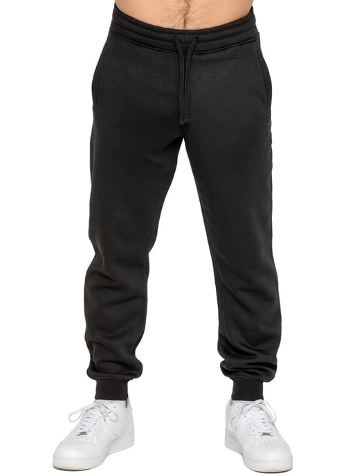 Kruze | Mens Fleece Joggers - Black - Image 1