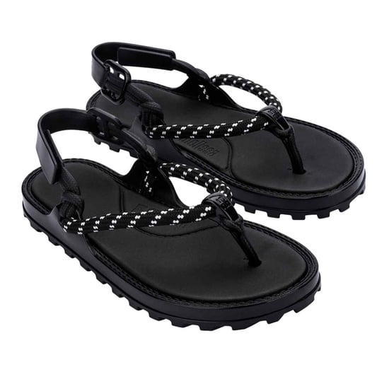 Bond Sandals in Black / White - Image 4