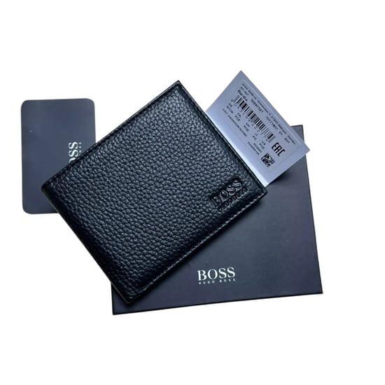 Hugo Boss Mens Wallet Bardio Grained Leather Bifold Credit Card Holder Gift Box - Image 5
