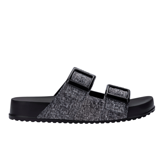 Cozy M Lover Slide Denim Buckle Closure in Black - Image 1