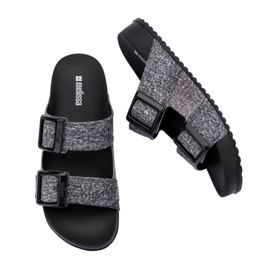 Cozy M Lover Slide Denim Buckle Closure in Black - Image 3