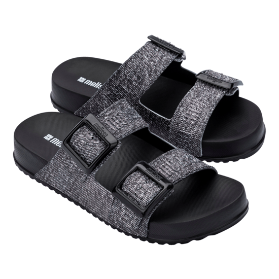 Cozy M Lover Slide Denim Buckle Closure in Black - Image 4