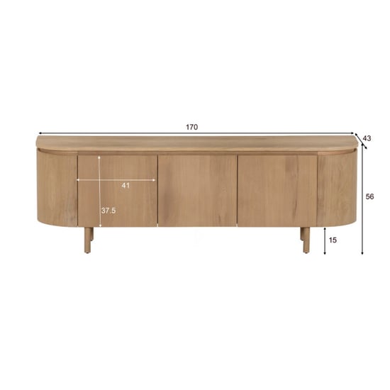 Livingfurn tv-meubel tobago 43x170x56cm - Image 5