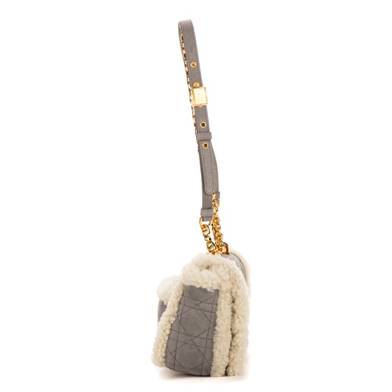 Ltd. Ed. Shearling Caro Small Schoudertas - Image 5