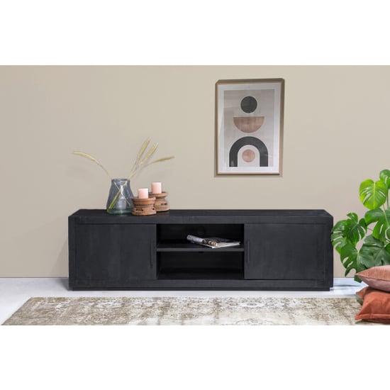 Livingfurn tv meubel jaxx 180cm mangohout - Image 5