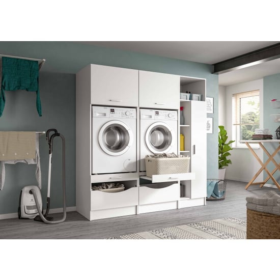 Furnilux Wasmachine ombouwkast free 3 delige set in 182x195x68 cm - Image 4