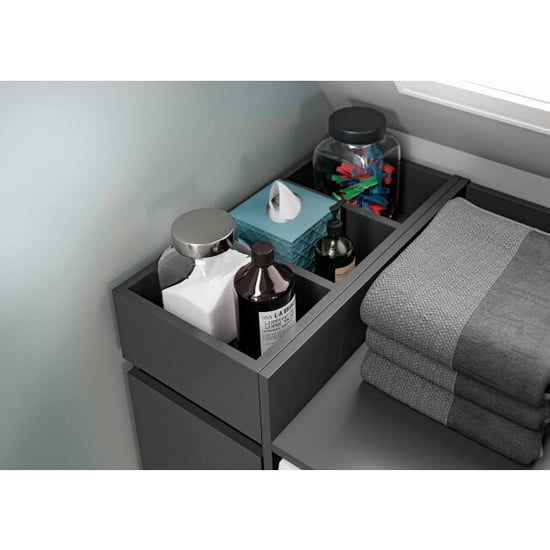 Furnilux Aanstelrek free 29x101x60 cm in – open rek voor combinatie met kasten - Image 4