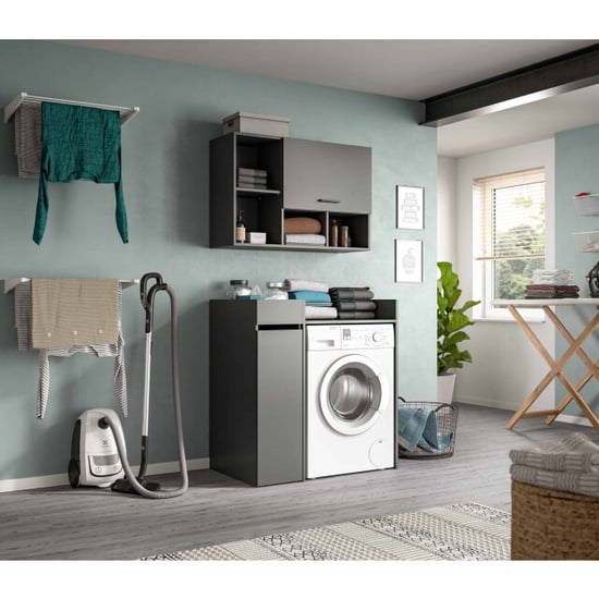 Furnilux Hangkast free 95x64x34 cm in – wandkast voor badkamer, keuken of - Image 2