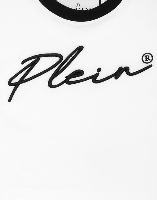 Cropped T-Shirt Round Neck Ss Signature - Image 2