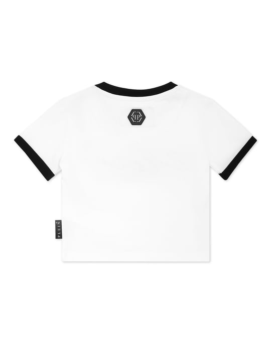 Cropped T-Shirt Round Neck Ss Signature - Image 3