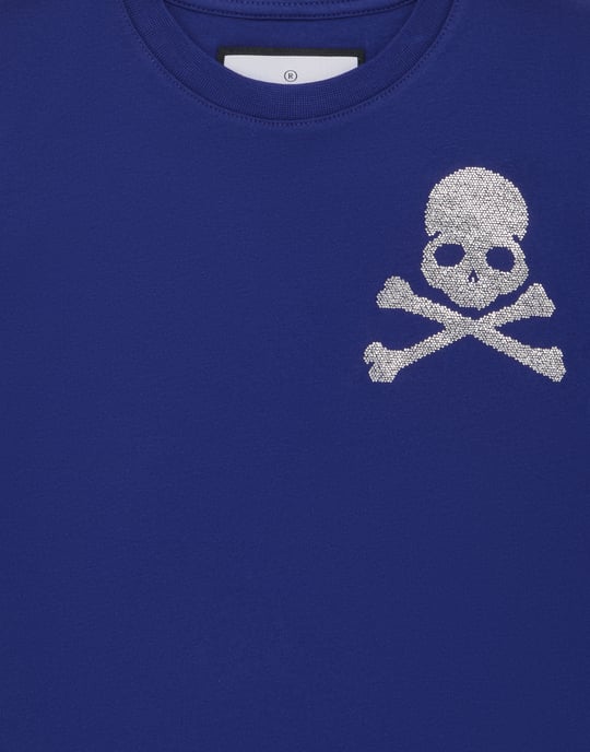 T-shirt med rund hals i strassmönster från Skull&Bones - Image 2