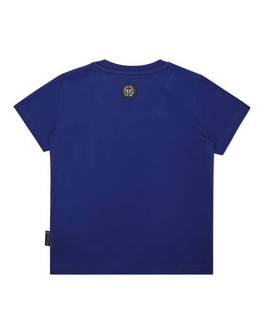 T-shirt med rund hals i strassmönster från Skull&Bones - Image 3