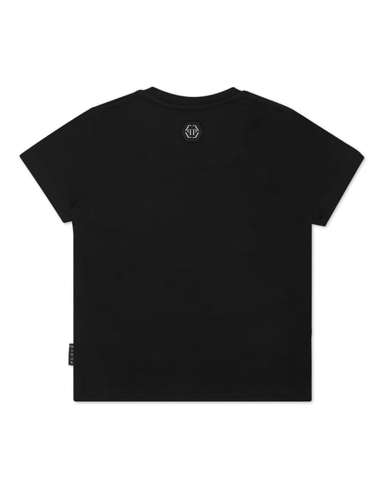 T-shirt med rund hals i strassmönster från Skull&Bones - Image 3