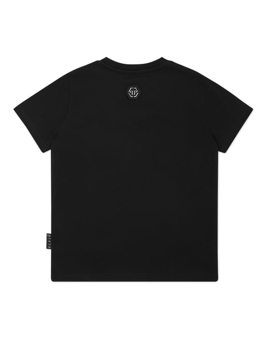 T-shirt med rund hals, strass, Racing Club - Image 3