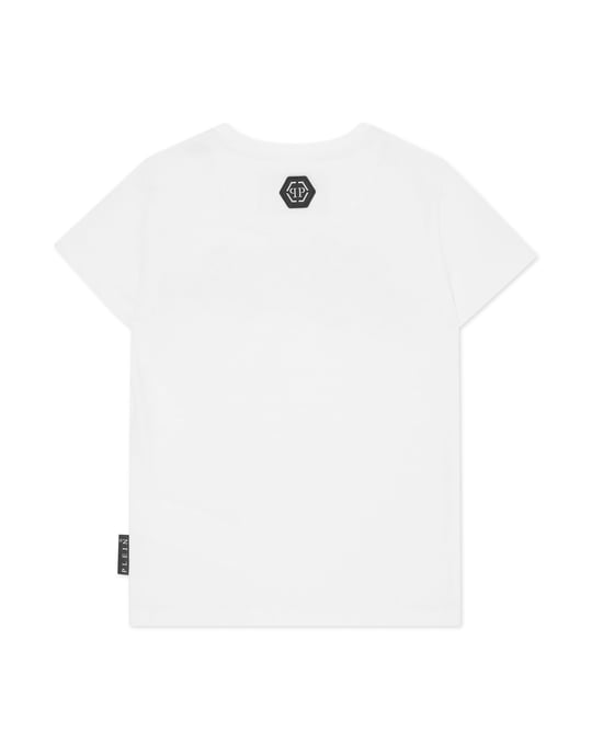T-Shirt Round Neck With Crystals Bombing Graffiti - Image 2